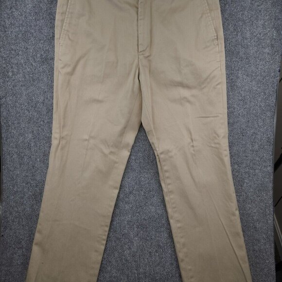 Eddie Bauer Pants Adult Men's 32 Khaki Wrinkle Free Classic Fit 100% Cotton - Picture 1 of 16